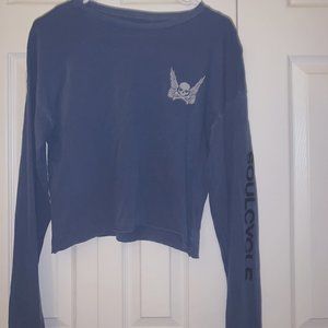 Vintage SOULCYCLE cropped long sleeve